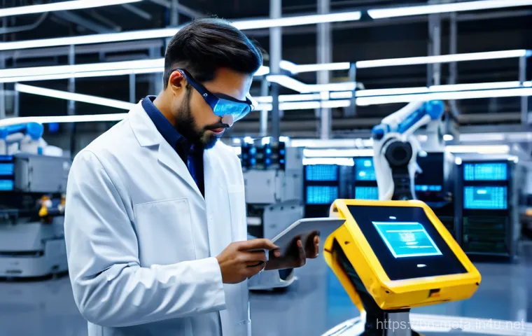 금속재료산업 전망 - Prompt 1: AI-Driven Precision in a Smart Metal Factory** 금속재료산업 전망 - Prompt 1: AI-Driven Precision in a Smart Metal Factory**