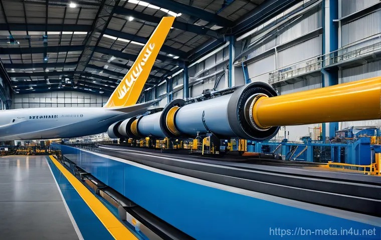 초고강도 강재 응용 사례 - **Prompt:** "Inside a pristine, advanced steel manufacturing plant, a powerful Quantum Electric Arc ...